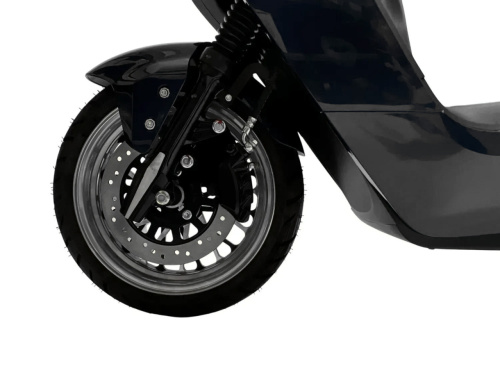 Електроскутер Aima GTX Black (колеса: Ø12", акб: 72V/30Ah/Li-ion/з'ємна, мотор: 2000W, пробіг на одному заряді до 80 км, до 70 км/год, чорний) фото 13