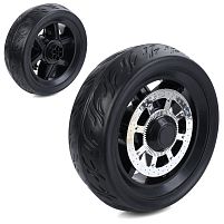 Колесо для дитячого електромотоцикла Bambi Racer M 6263-R WHEEL (заднє, Ø33 см, ↔10,5 см, EVA, адаптер під редуктор)