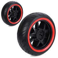 Колесо для дитячого електромотоцикла Bambi Racer M 6264-R WHEEL (заднє, Ø34 см, ↔11 см, EVA, адаптер під редуктор)