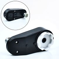 Редуктор колеса в зборі з мотором для дитячого електромобіля Bambi Racer M 4803-GEAR BOX (6V, 25W, 15000RPM, вісь: Ø10 мм, ↔17 см)