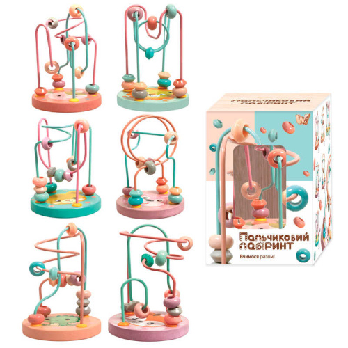 Пальчиковий лабіринт 58958 "WToys", дерев'яний, в коробці