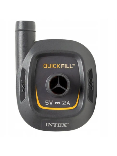 Насос електричний Intex 66635 «Quick-Fill» (живлення: USB 5V/10W, 150 л/хв., 3 насадки, надування/здування) фото 7