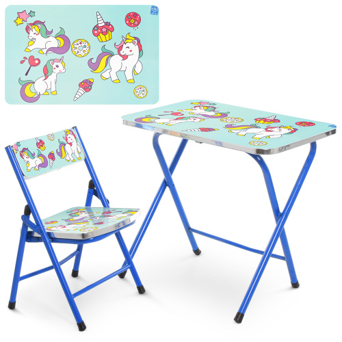 Дитячий столик зі стільчиком Bambi A19-BLUE UNI