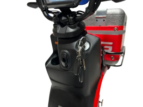 Електроскутер (Tailg) TLG U2s Red (колеса: Ø12", акб: 60V/45Ah/Li-ion/з'ємна, мотор: 1500W, пробіг на одному заряді до 100 км, до 60 км/год, червоний) фото 8