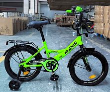 Велосипед дитячий двоколісний Corso MX-81320 «Maxis» (колеса Ø16"/гума, рама: сталь, допоміжні колеса, гальмо ручне, від 5 років)