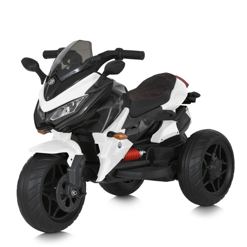Електромотоцикл дитячий триколісний Bambi Racer M 4274ELR-1 (колеса: Ø12"/EVA, акк. 12V/9Ah, мотор: 2*12V/35W, до 6 км/г, до 25 кг)