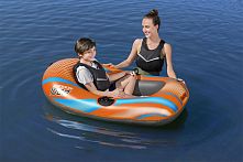 Човен надувний BestWay 61136 NE «Hydro Force Kondor 1000 Raft» (29*85*149 см, гребний, одномісний, двокамерний, надувне дно, до 55 кг)