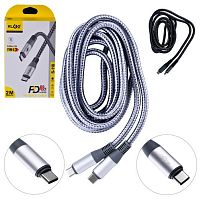 Кабель KLGO Type-C to Type-C PD 2.0м (9V/2A 12W,20V/3A 66W) Stenson WL-1428
