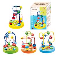 Пальчиковий лабіринт 70544 "WToys", дерев'яний, 4 види, в коробці, ВИДАЄТЬСЯ ТІЛЬКИ МІКС ВИДІВ