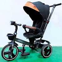 Велосипед 9155 / 315-40 BestTrike "Marco" поворотне сидіння, складне кермо, колеса з прогумованим PU, кошик, телескопічна ручка, фара музична