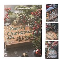 Пакет новорічний паперовий L "Merry Christmas" 31*42*11см Stenson R32963-L