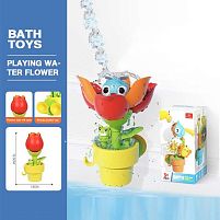 Гра для ванни CC 785 A "Квіточка", механічний принцип роботи, лійка, присоски, в коробці
