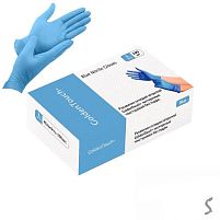 Рукавички нітрилові L Golden Touch 3.7г нестерильні текстуровані б/п 50пар/уп Stenson HFN-121352L