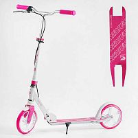 Самокат двоколісний S-17602 "Skyper" "Sirius" колеса PU 200 мм, 1 амортизатор, ручне гальмо, в коробці