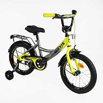 Велосипед дитячий двоколісний 16" Corso MAXIS CL-16393 ручне гальмо, дзвіночок, сидіння з ручкою, додаткові колеса, ЗІБРАНИЙ НА 75%, в коробці