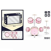 Барабанна установка XBL 772-15 25 елементів, 7 барабанів, діаметри: 35 см, 22 см, 16 см, тринога, тарілки, палички, педаль, в коробці