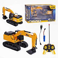 Екскаватор на радіокеруванні Z 6809 A акумулятор 3.7 V, пульт 40 MHz, підсвічування, рухливі елементи, дріт для підзарядки, в коробці