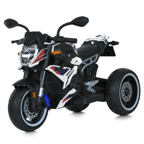 Електромотоцикл дитячий Bambi Racer M 6142EL-1 (колеса: EVA, акк. 12V/7Ah, мотор: 2*12V/25W, до 6 км/г, до 30 кг)