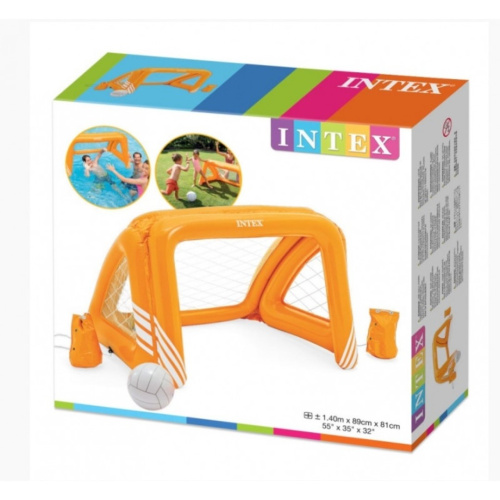 Гра надувна на воді Intex 58507 «Водне поло» (127*94*86 см, з надувним м'ячем, помаранчовий) фото 3