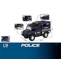 Джип WY 980 B звуки, підсвічування, інерція, масштаб 1:16, відкриваються дверцята, гумові колеса, в коробці