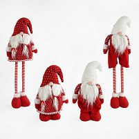 Новорічна декоративна іграшка D 35048 2 види, на телескопічних ногах, мін. висота - 40 см, макс. висота - 70 см, у пакеті, ВИДАЄТЬСЯ МІКС ВИДІВ