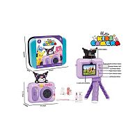 Фотоапарат EC 999-3 D роз’єм Type C, слот для TF карти, фронтальна та основна камери, звуки, ігри, чохол, штатив, у валізі