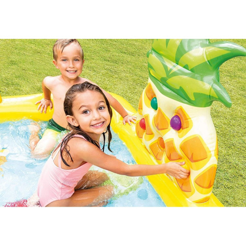 Дитячий надувний ігровий центр Intex 57158 «Веселий фрукт» (Водна гірка з басейном, 91*191*244 см., від 2-х років, 493 л.) фото 5