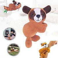 М’яка іграшка-браслет 034-3 чіпляється лапками на руку