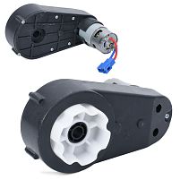 Редуктор колеса в зборі з мотором для дитячого електрокарта Bambi Kart M 6322-L-GEAR BOX (лівий, 24V, отвір під вісь: Ø12 мм, ↔19 см)