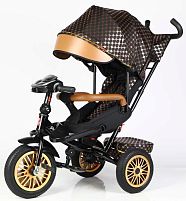 Велосипед 3-х кол. 8066 / 515-09 BestTrike "Perfetto" поворотне сидіння, колеса гумові безкамерні, кошик, фара музична, USB, Bluetooth, в коробці