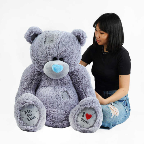 М`яка іграшка "Ведмедик Тео" Т91166 розмір 1.3м