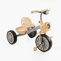 Велосипед дитячий триколісний Best Trike BS-35761 (колеса: переднє Ø10"/задні Ø8"/гума, рама метал, два кошика, фара з музикою, до 25 кг)