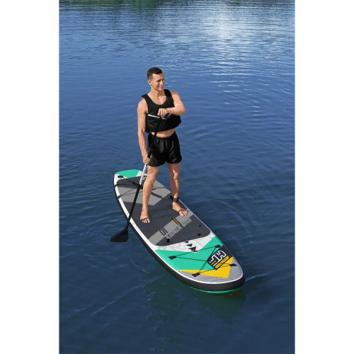 Надувна дошка для серфінгу - каяк Hydro Force Aqua Wander TravelTech 10′ BestWay 65375 (12*84*305 см, весло, ліш, насос, сидіння, сумка, до 120 кг) фото 16