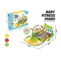 Килимок 688-21 піаніно, мелодії, підсвічування, 4 брязкальця, в коробці