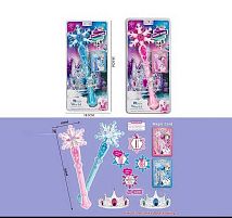 Музична паличка 608 A 33 2 кольори, діадема, звуковий ефект, підсвічування, довжина - 35 см, у слюді