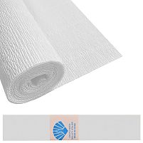 Креп-папір білий 50*200см 17г/м2 Stenson (ST02324)
