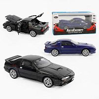 Машинка 36255 "Авто Експерт" 2 види, металопластик, 1:32, звук, світло, інерція, відкриваються двері, в коробці