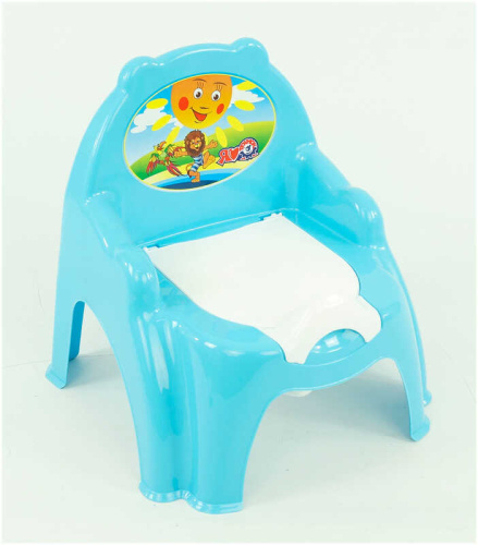 Горщик-крісло 4074 (10) колір салатовий і блакитний "Technok Toys" фото 3