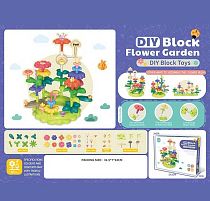 Конструктор 906 C "Квіткова галявина", 51 елемент, у коробці