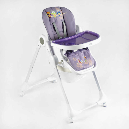 Стільчик для годування Joy K-60290 (55*79*115 см, регульованя: стільниця 3 положення, сидіння 3 положення, висота 7 положень, підніс, кошик, 4 колеса)