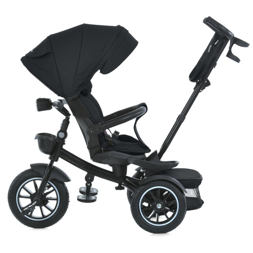 Велосипед дитячий триколісний El Camino ME 1193 Black «MODENA» (колеса: передні Ø10.2"/задні Ø9"/гума, рама: сталь, батьк. ручка, до 30 кг) фото 4