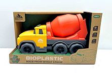 Спецтехніка 933-950 AM бетонозмішувач, звуки, мелодія, підсвічування, з біопластику, в коробці