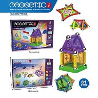 Магнітний конструктор AQ 2267 81 деталь, 9 типів деталей, в коробці