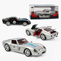 Машинка 67007 "Авто Експерт", 2 кольори, металопластик, 1:32, світло, звук, інерція, відчиняються двері, багажник, в коробці