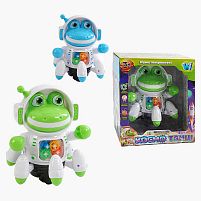 Робот музичний 86838 "WToys", ОЗВУЧУВАННЯ УКРАЇНСЬКОЮ МОВОЮ, 2 пісеньки, підсвічування, рухливі елементи, колесо вільного ходу, в коробці