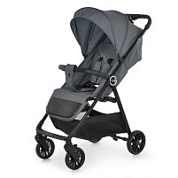 Коляска дитяча прогулянкова Bambi M 6317 Dark Gray (розкладена: 45,5*80*102 см, складена: 36*46,5*69 см, колеса: передні 6"/задні 6,7"/PU, до 22 кг)