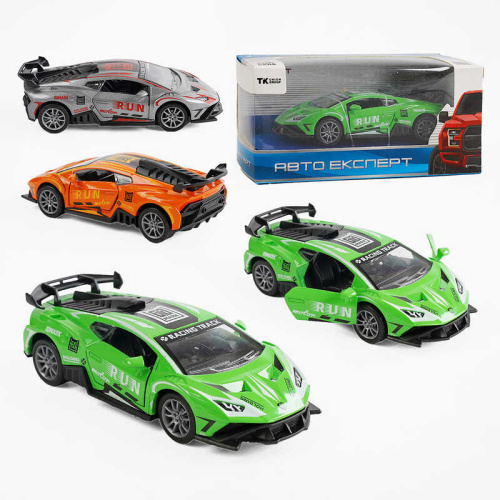 Машинка RS-85220 "Авто Експерт", 3 кольори, металопластик, масштаб 1:32, інерція, відчиняються двері, в коробці, ВИДАЄТЬСЯ ТІЛЬКИ МІКС ВИДІВ