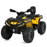 Електроквадроцикл дитячий Bambi Racer M 6080EBLR-6 (колеса: Ø13,4"/EVA, акк. 12V/14Ah, мотор: 4*12V/35W, до 5 км/г, до 35 кг)