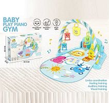 Килимок 518 B15 піаніно, мелодії, підсвічування, 5 підвісок, 4 брязкальця, в коробці