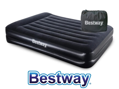 Надувне ліжко Bestway 67403 (двоспальне, 48*152*203 см., вбудований електронасос 220V, навантаження: до 300 кг.)